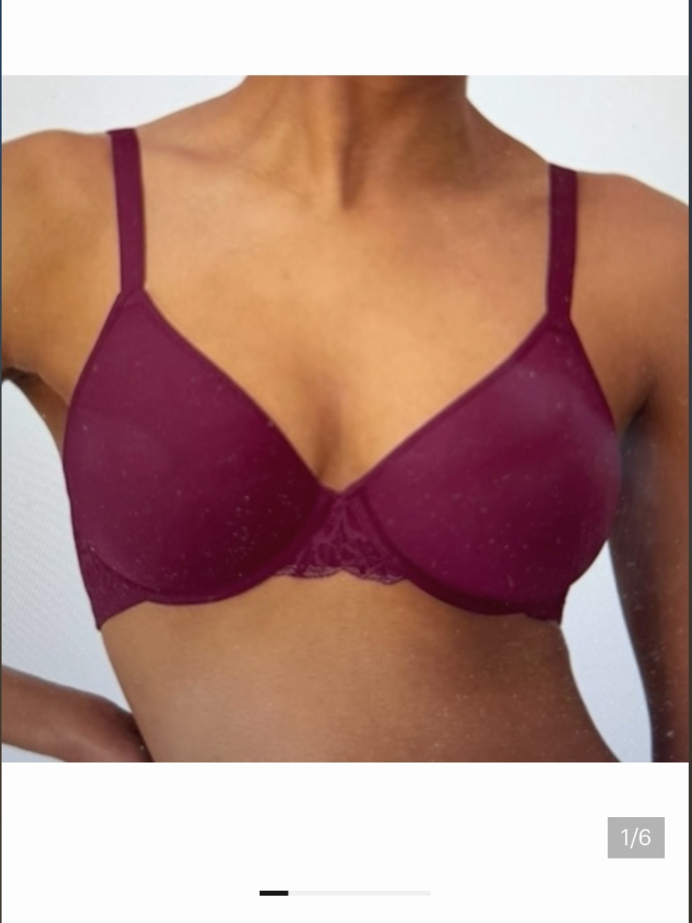 NWT BALI breathe modal tshirt breathable lightweight underwire bra convertible